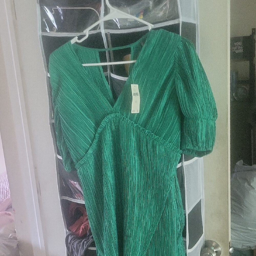 Anthropologie Green Dress